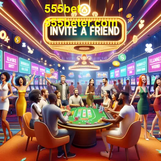 Divirta-se com 'Convide um Amigo' no 555bet